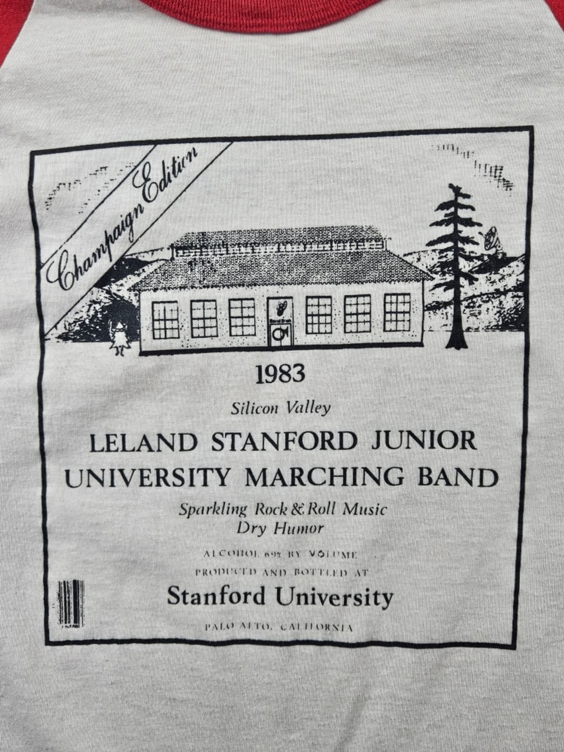 1983 스탠포드 유니버시티 싱글스티치 롱슬리브 (M추정)/ 11380 상품이미지4