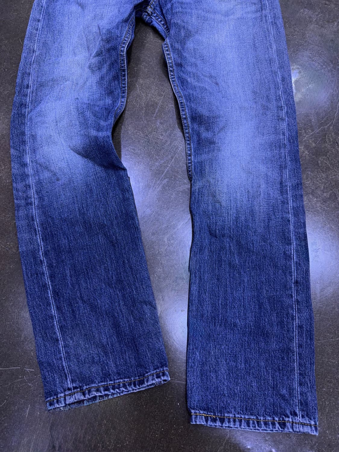 리바이스 513 슬림 스트레이트핏 빈티지 워싱 데님팬츠 32 상품이미지5