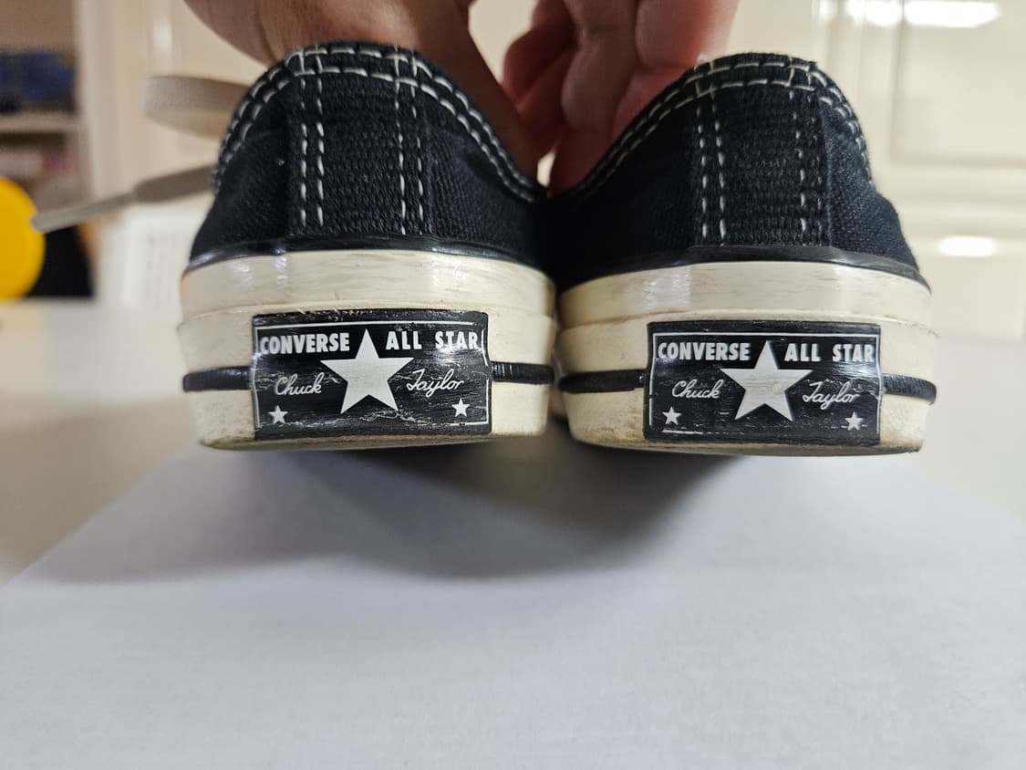 컨버스 키즈 척70 빈티지 블랙 200 상품이미지9