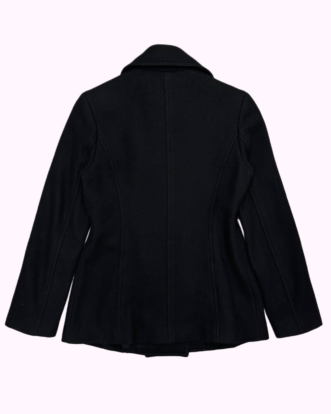 black wool pea coat 상품이미지4