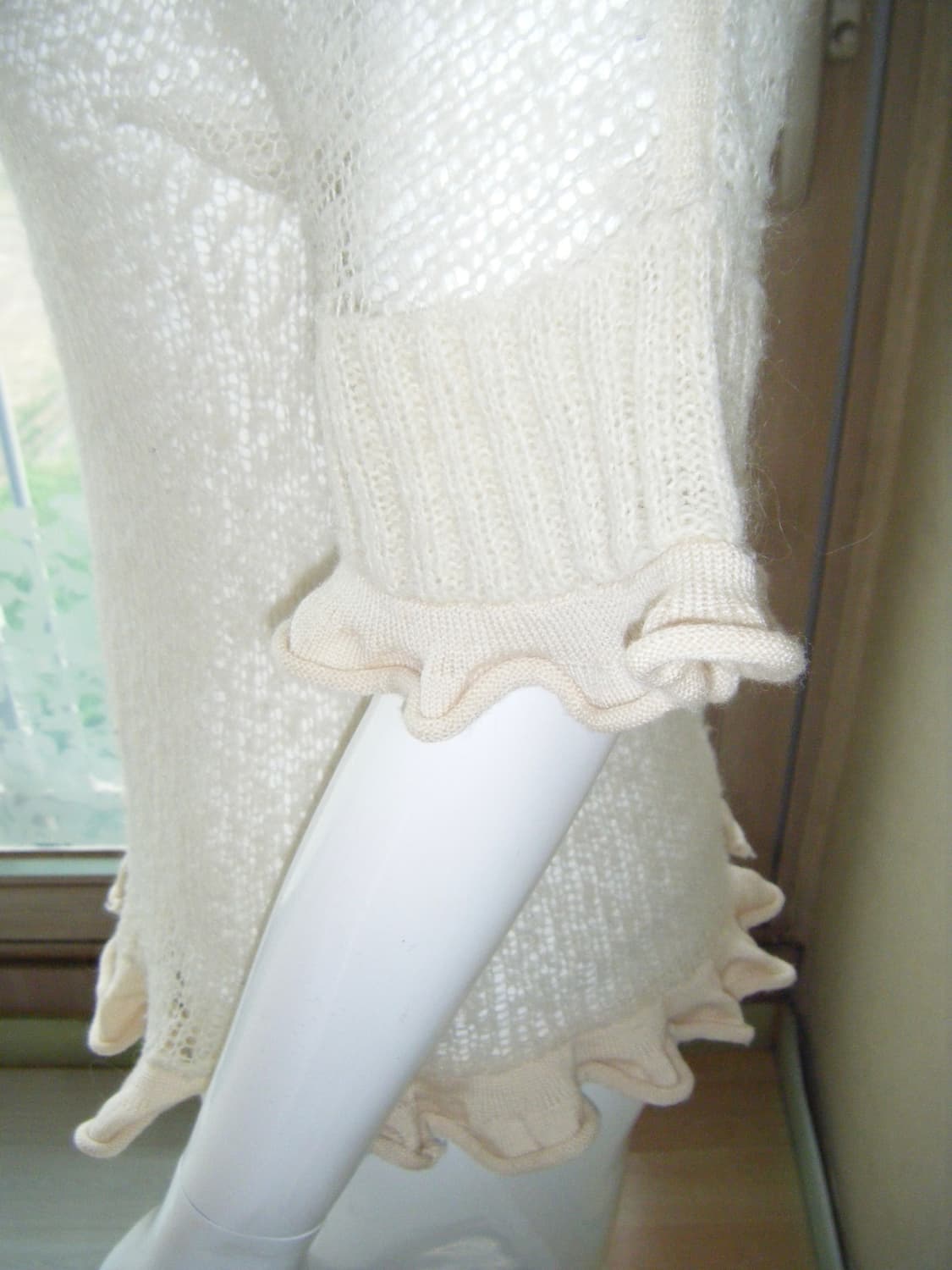 [Johanna.ho] Sheer Ruffle Knit Top 상품이미지6