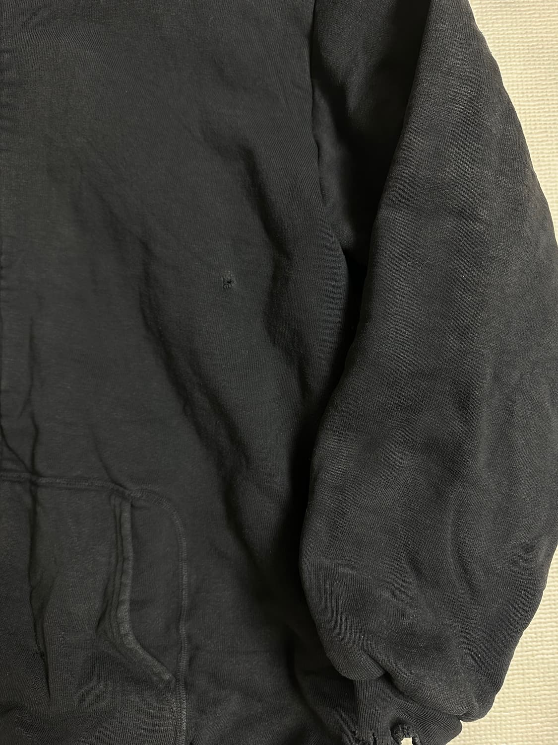 [2] 아프레쎄 25fw 후드집업 블랙 상품이미지2