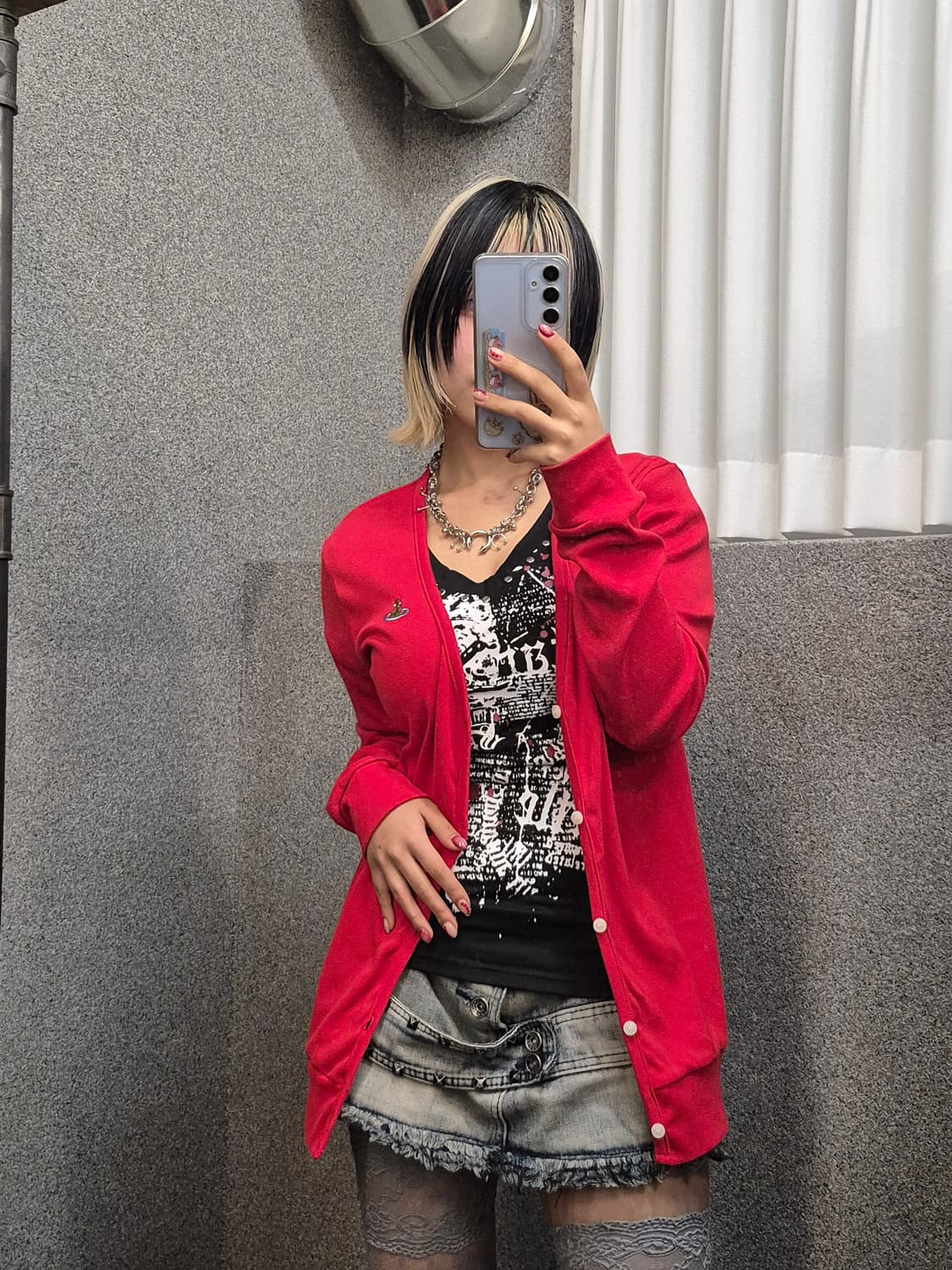 VIVIENNWESTWOOD RED CARDIGAN  상품이미지2