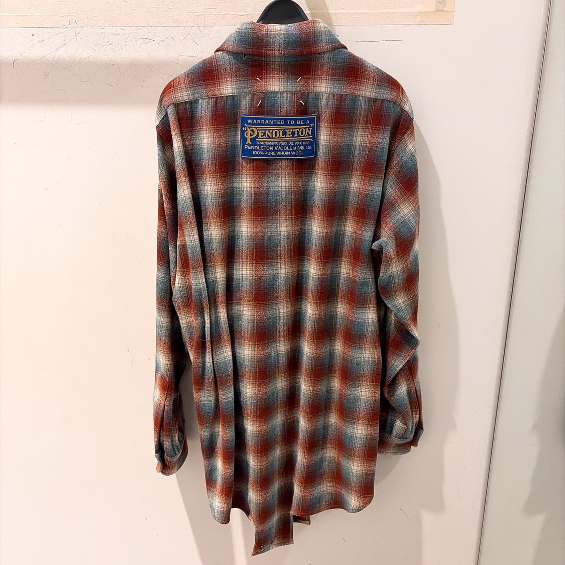 (정품/새상품) 메종 마르지엘라 남성 펜들턴 울 셔츠 상품이미지4