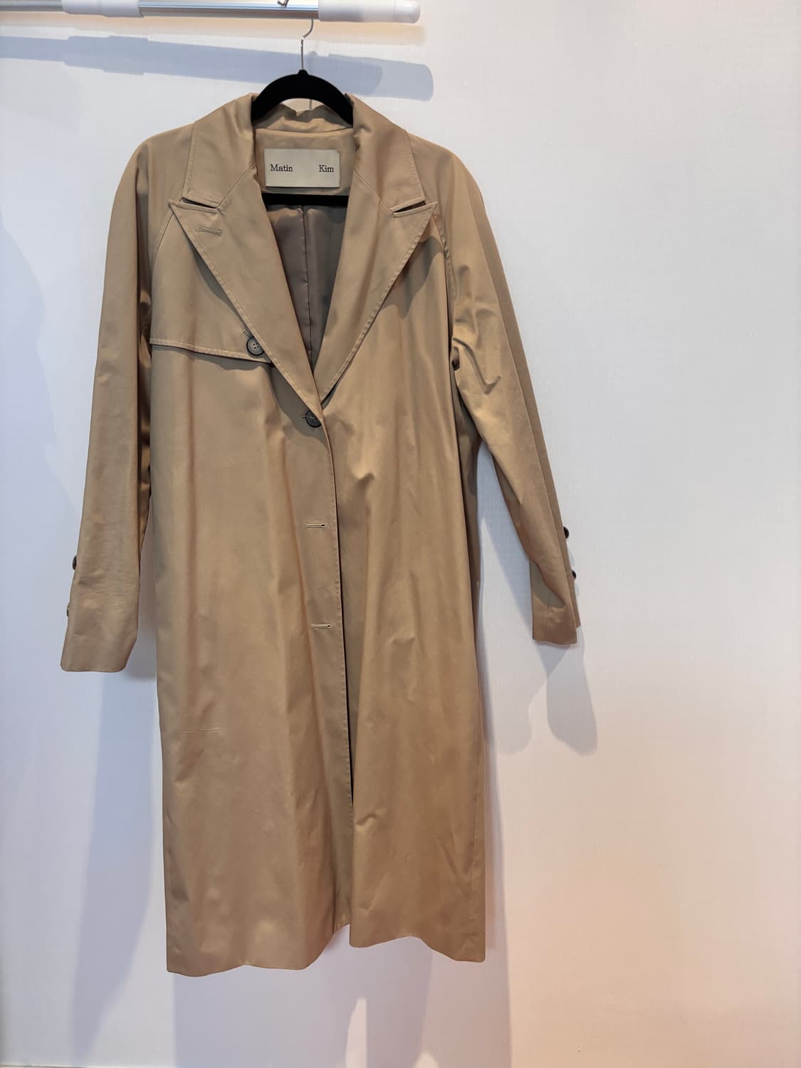 마뗑킴 matin kim 싱글 트렌치 코트 상품이미지3