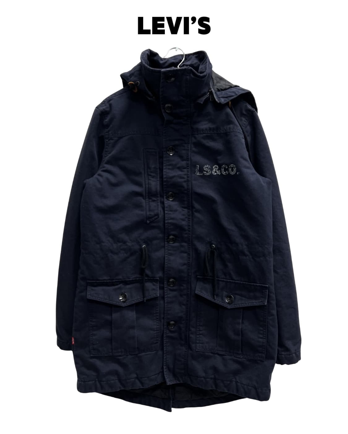 리바이스 사파리 야상 점퍼 네이비 상품이미지1