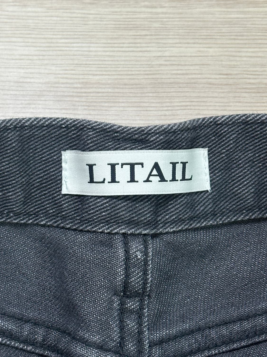(S) LITAIL 리테일 카펜더 하프 데님팬츠 상품이미지2