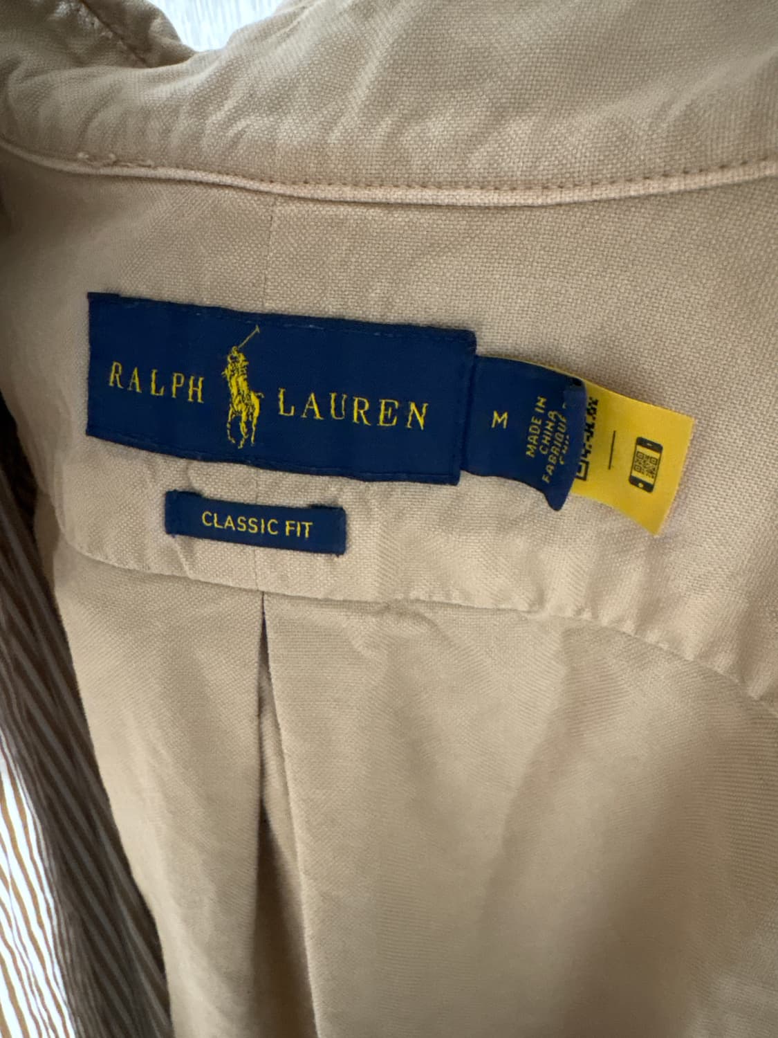 폴로 베이지 셔츠 (빈티지아님 매장구매) 상품이미지1