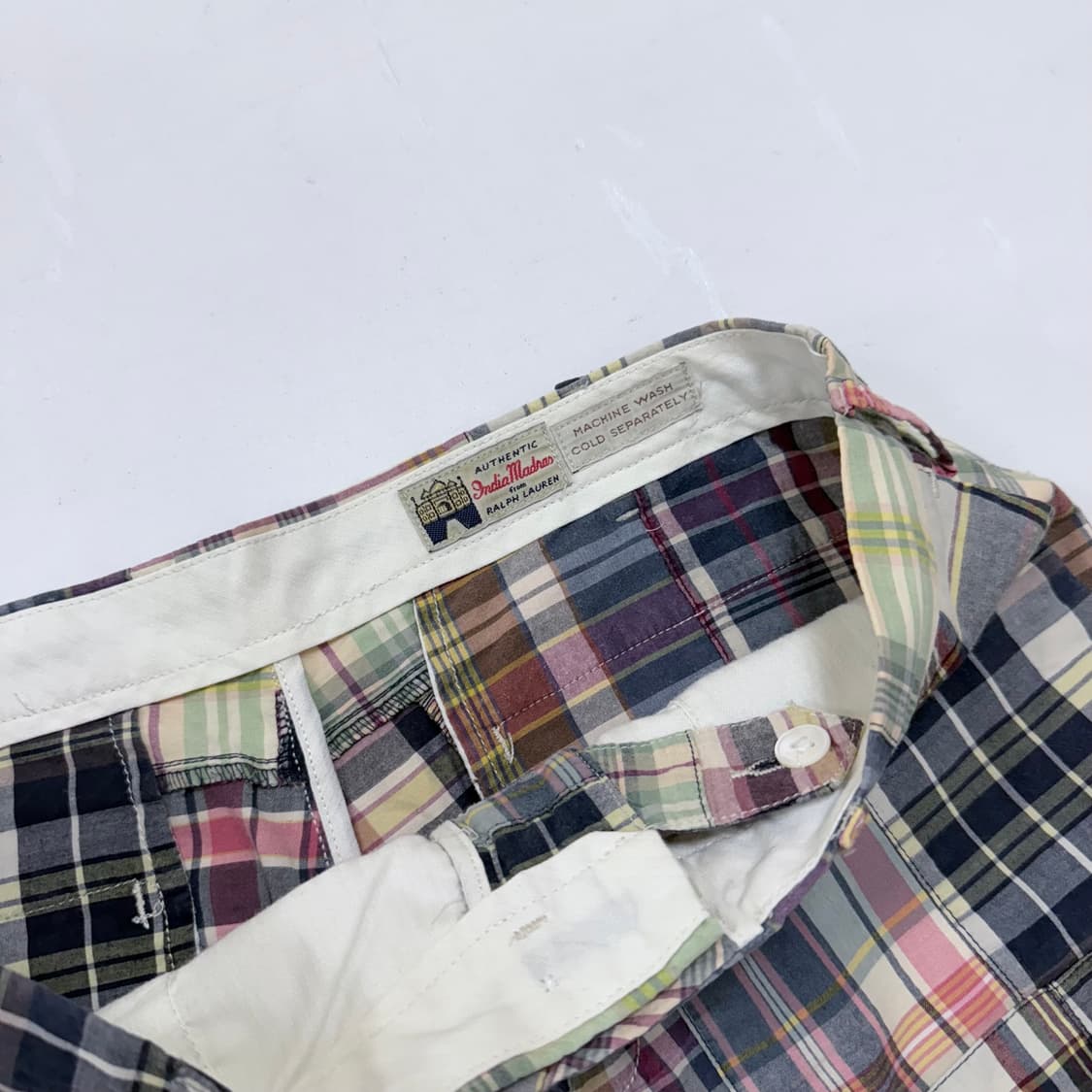 폴로 마드라스 멀티패치 반바지 상품이미지2