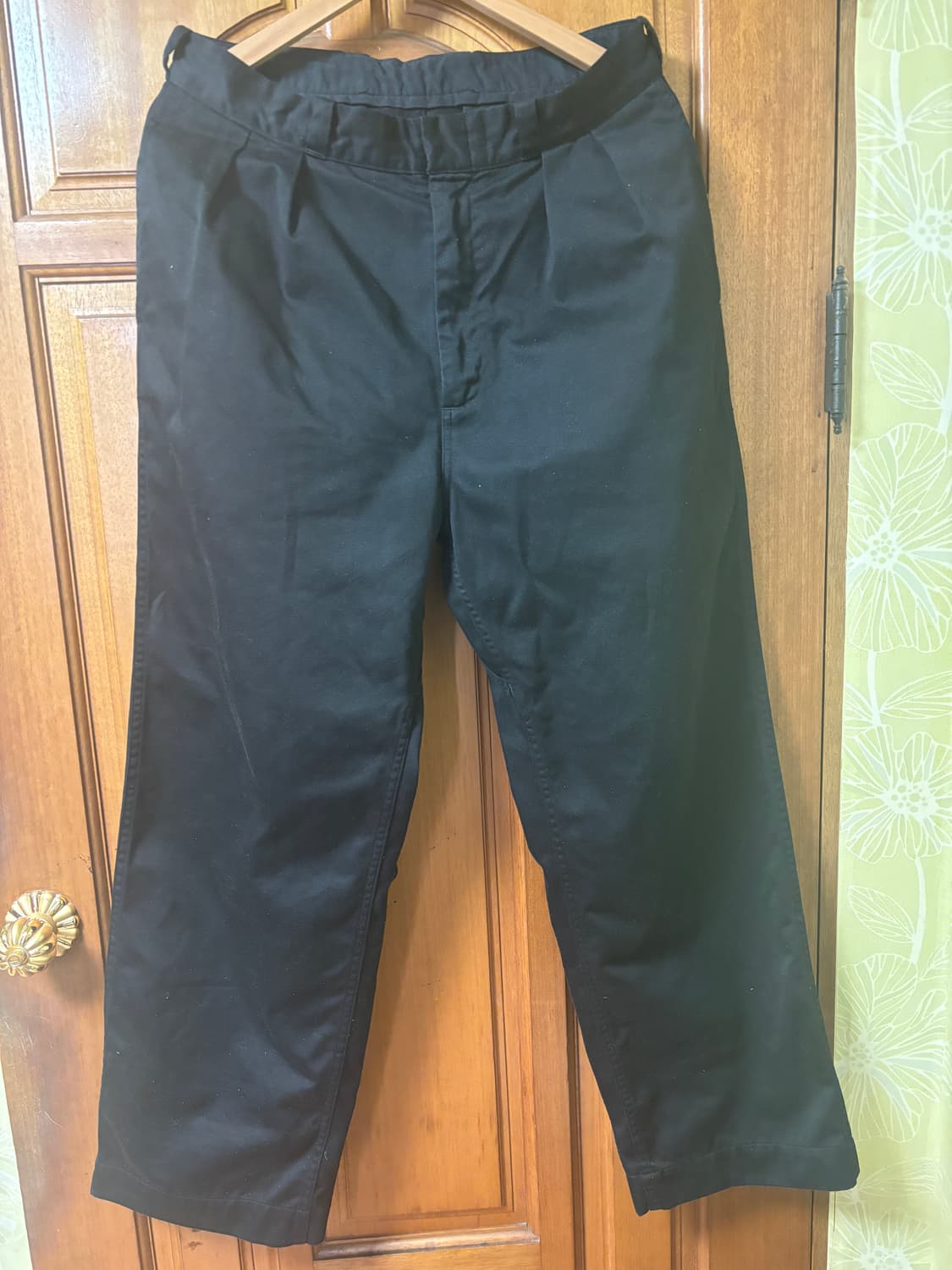 (32)나나미카 치노팬츠 블랙 상품이미지1