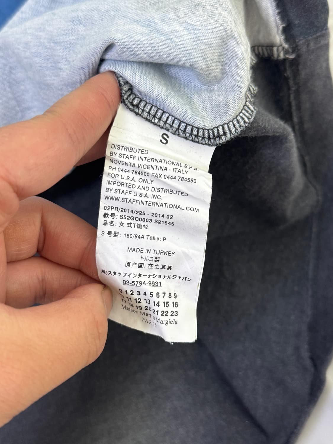 14aw mm6 그래픽 롱슬리브 메종 마르지엘라 상품이미지8