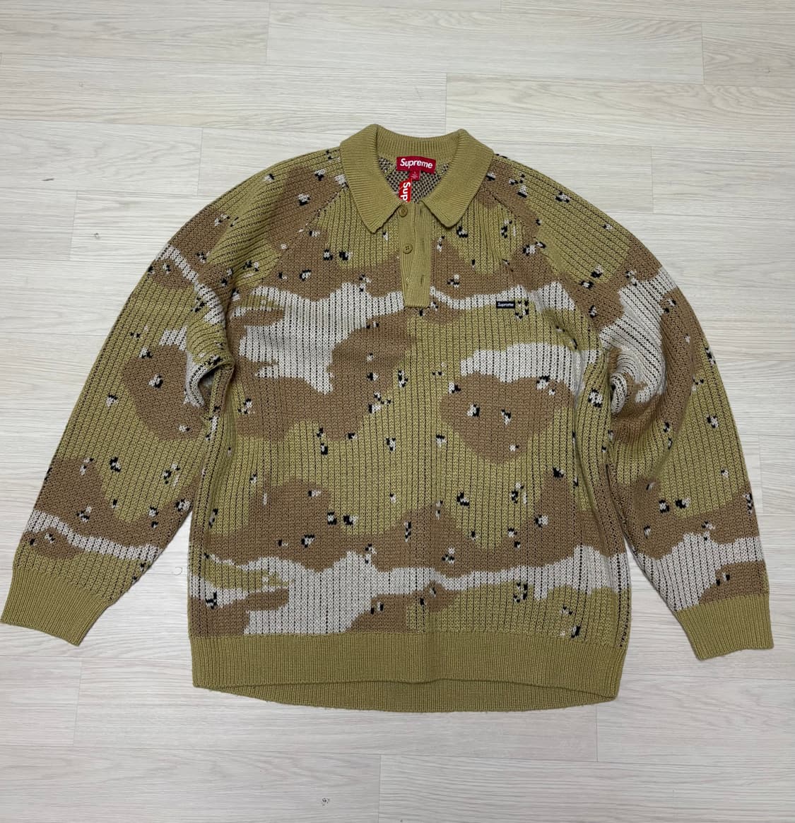 슈프림 supreme 스몰 박스 로고 니트 스웨터 카모 상품이미지1