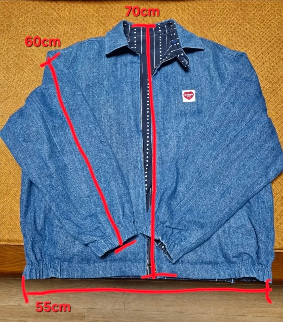 칼하트WIP 허드슨 데님 자켓 상품이미지2