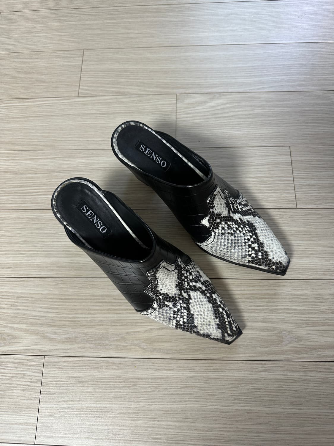 Senso 웨스턴 스네이크 뮬 힐 상품이미지2