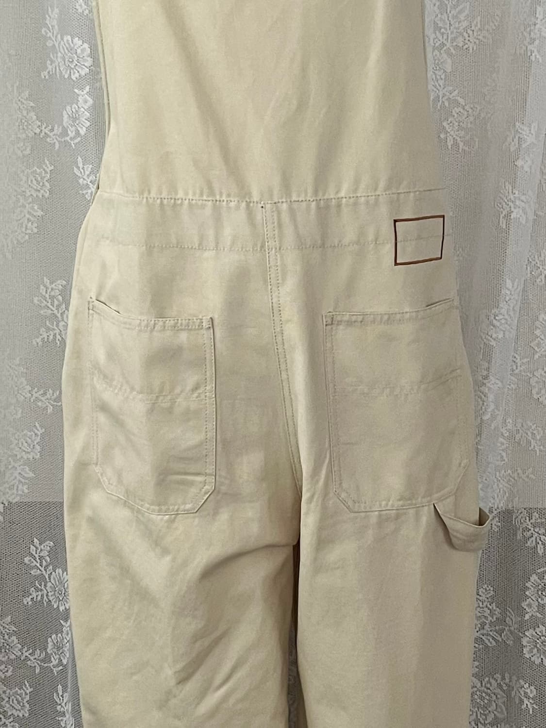 F) 스튜디오 톰보이 코튼 오버롤 팬츠 베이지 상품이미지5