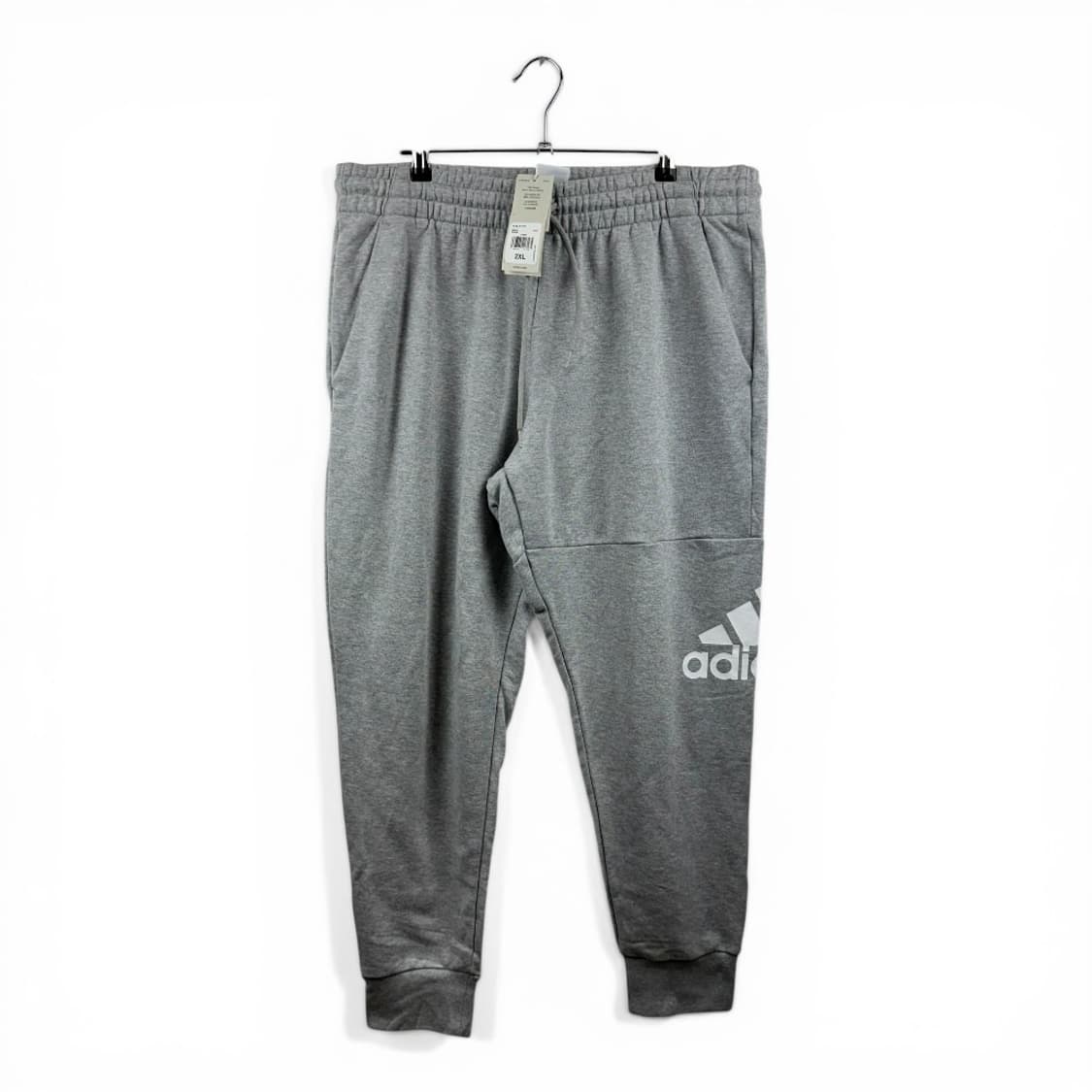 (새상품)(2XL) 아디다스 에센셜 테이퍼드 커프 팬츠 그레이 상품이미지1
