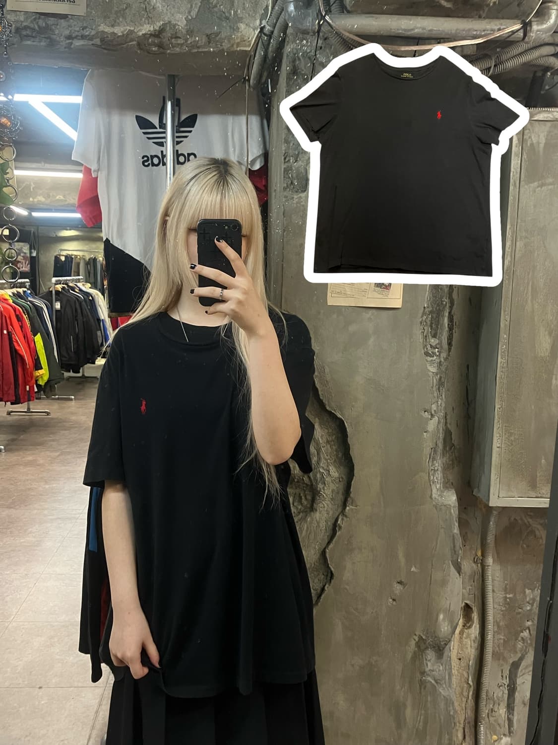 폴로 랄프로렌 반팔 블랙 XL   #csz1694   상품이미지1