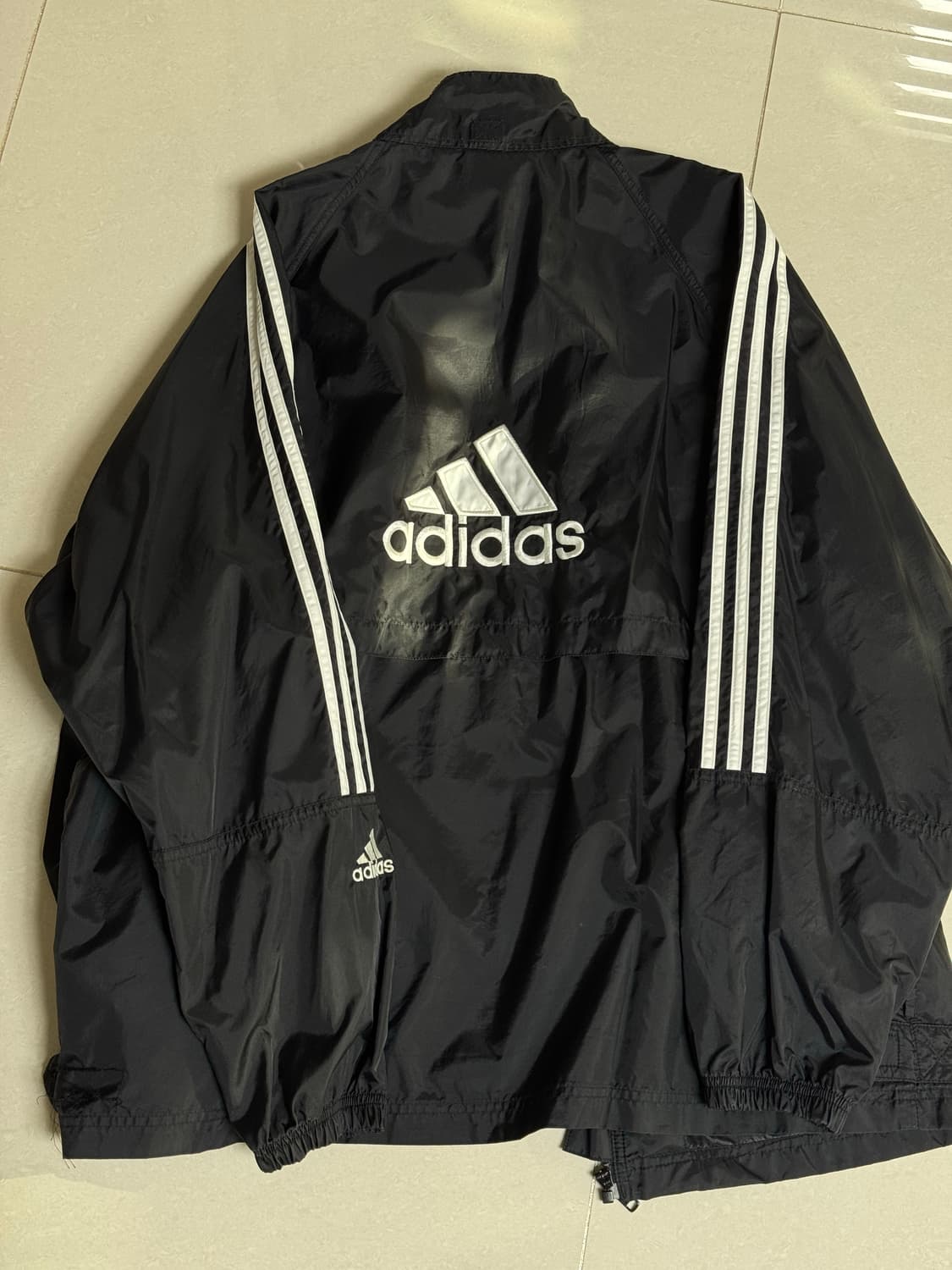 아디다스 빈티지 바람막이 블랙 상품이미지1