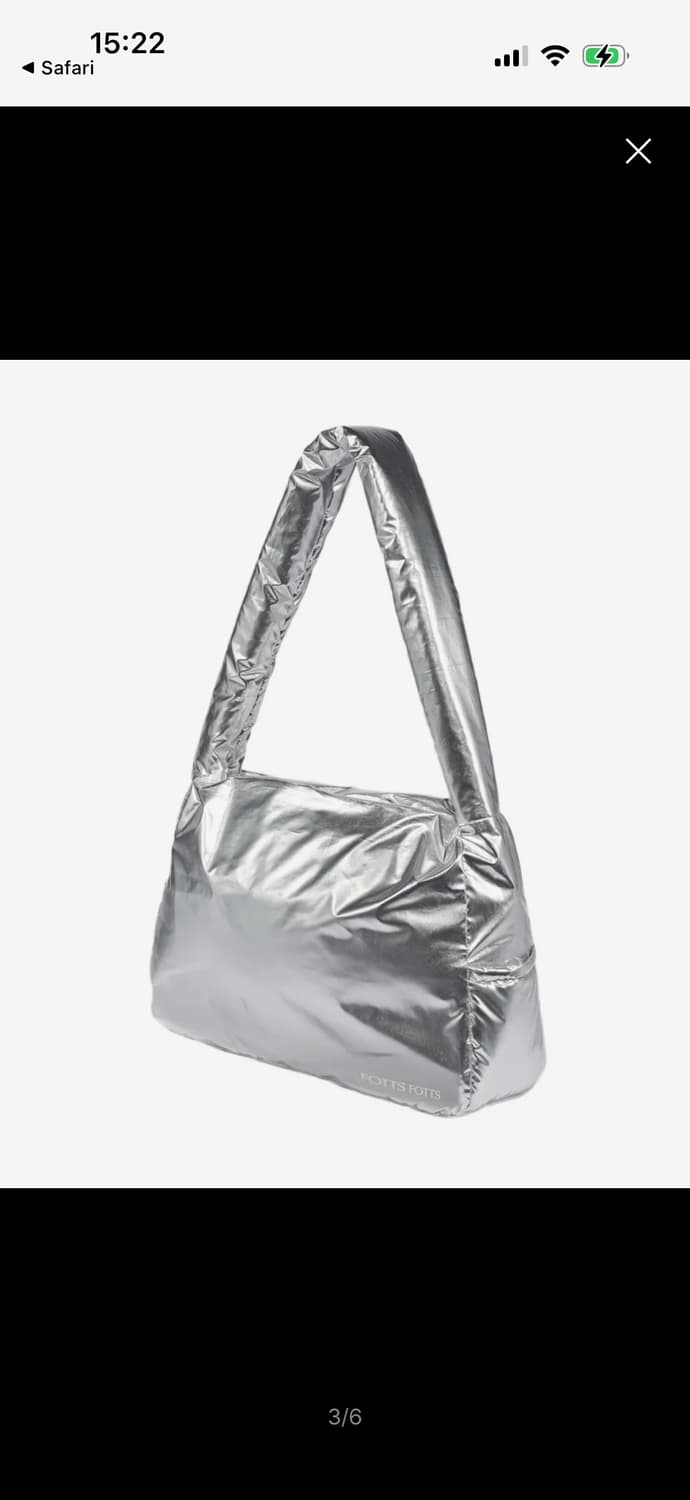 포츠포츠 푸퍼백 빅 실버 상품이미지3