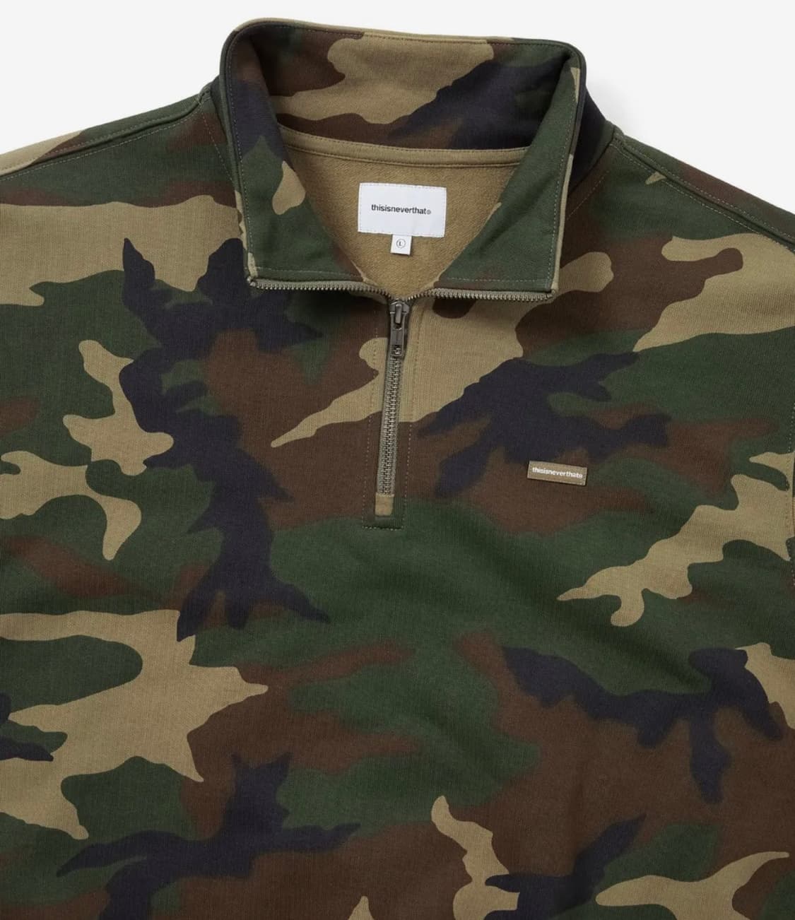 디스이즈네버댓 클래식 하프집업 스웻셔츠 s 상품이미지2