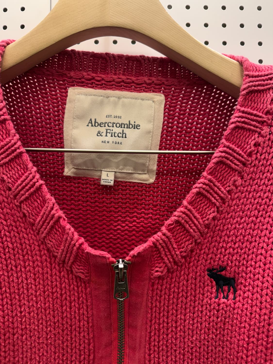 아베크롬비 여성 니트 집업 가디건 U479 상품이미지4