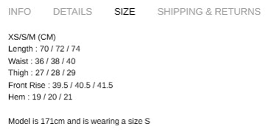 베이컨트 아카이브 코튼 카프리팬츠 (새상품) 상품이미지5