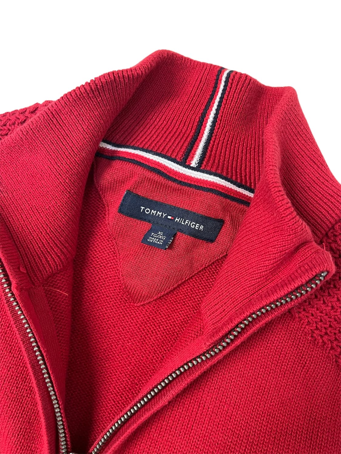 타미힐피거 니트집업 XL 상품이미지3