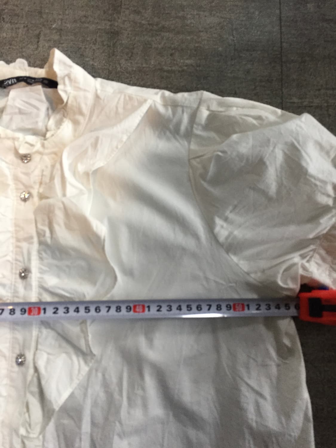 Zara 달천깔페어리 프린세스공주풍 백예린 러플퍼프 반팔블라우스 상품이미지2