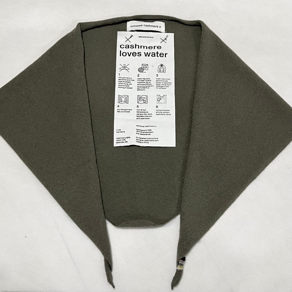 익스트림캐시미어 26ss 반다나 스카프/아미 상품이미지1