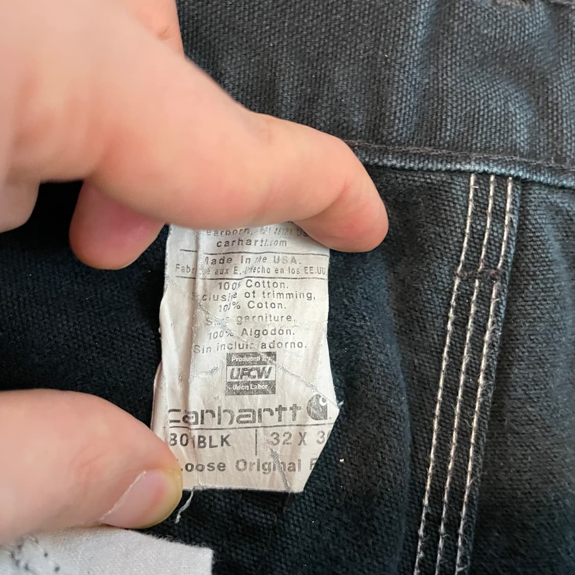 칼하트 더블니 블랙 상품이미지7