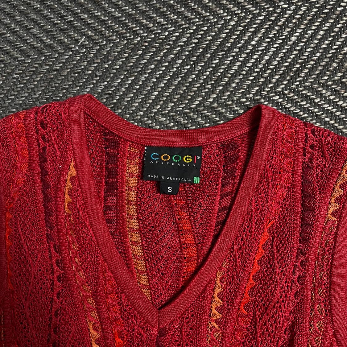 90s Coogi 올드스쿨 케이블 니트 원피스o 5692 상품이미지4