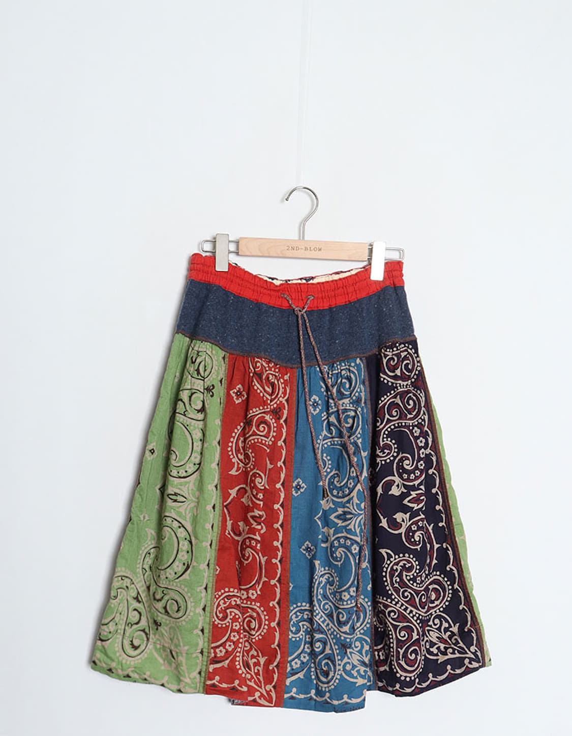 Jean Nassaus Pattern Flared Skirt (27) 상품이미지1