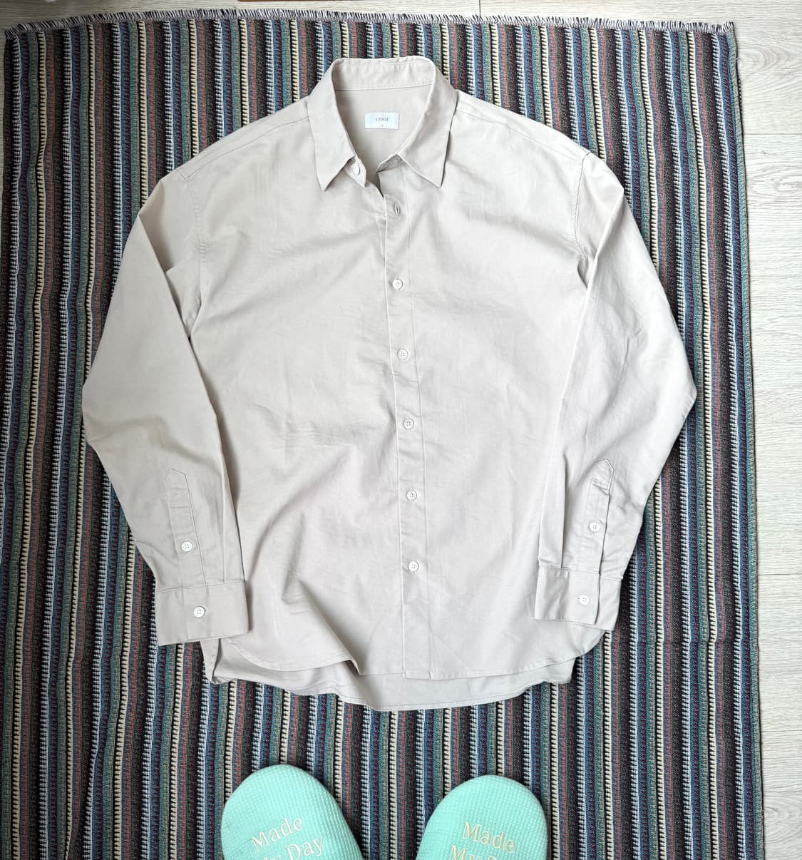 쿠어 베이지 셔츠 상품이미지2