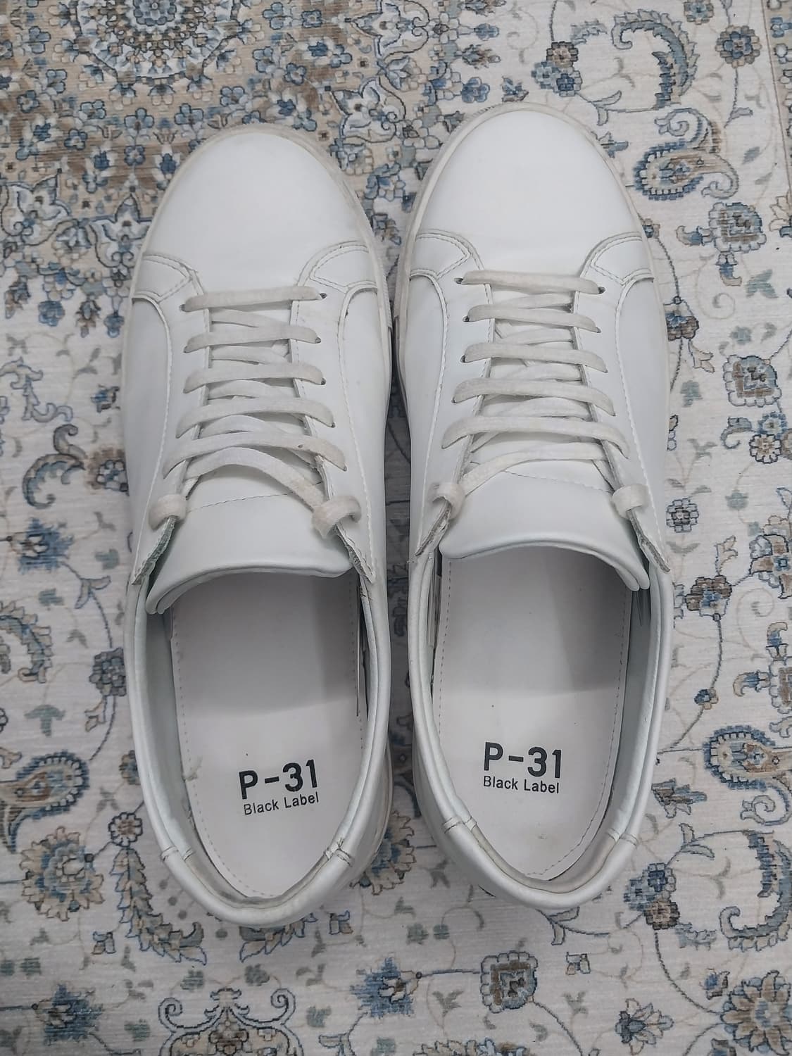 P-31 화이트 스니커즈 42사이즈 (260-265mm) 상품이미지5