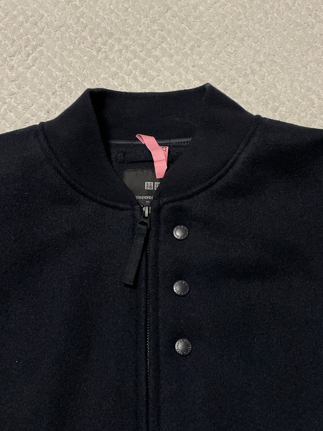 유니클로 X 엔지니어드 가먼츠 콜라보 쇼트 블루종 네이비(클리닝O) 상품이미지5