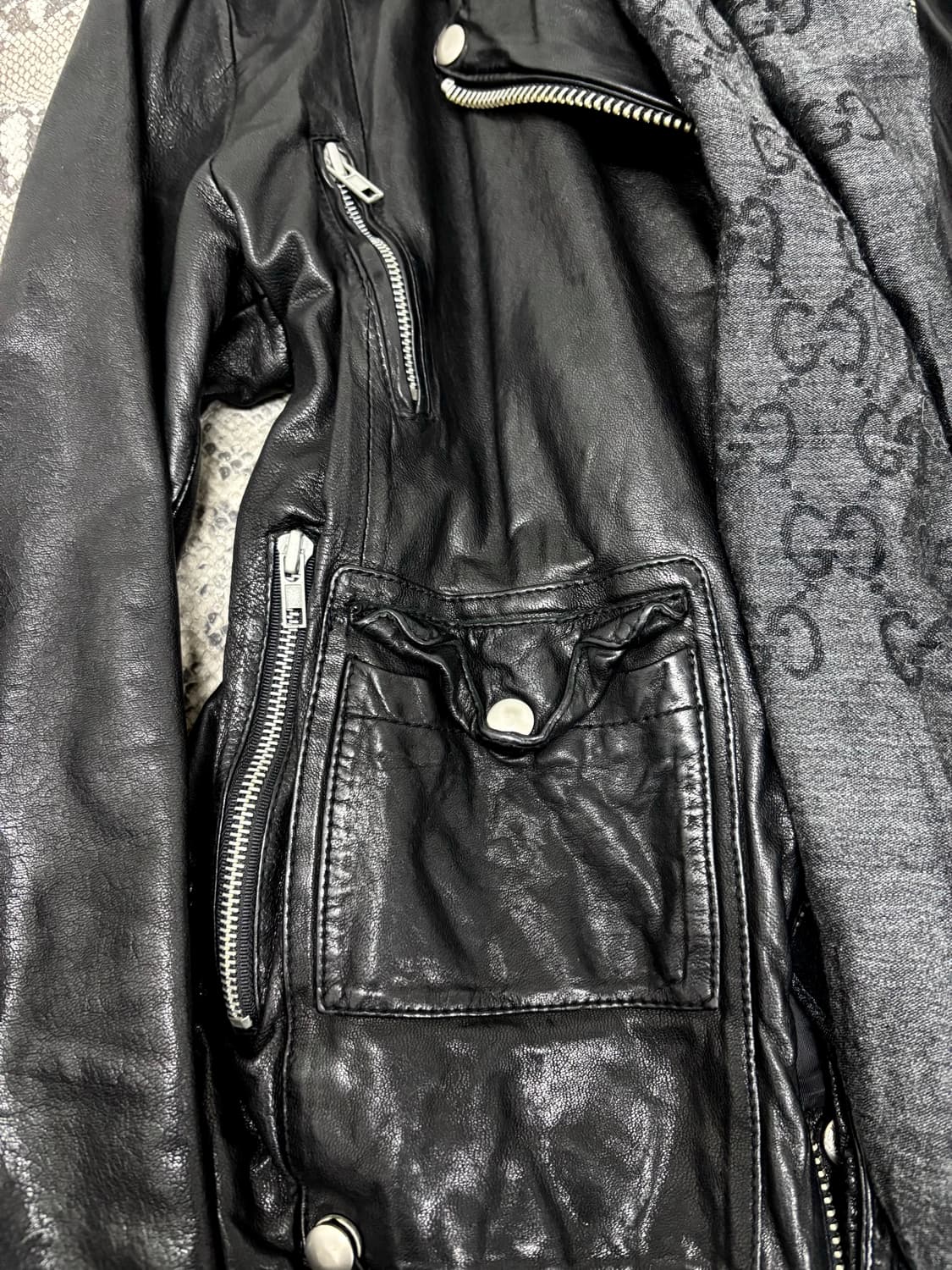 LambSkin Side Zip Jacket 상품이미지7