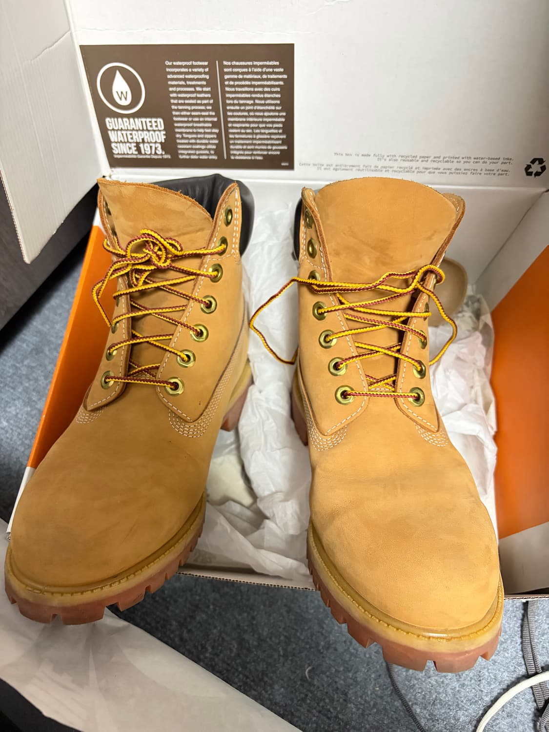 팀버랜드 6인치 워터프루프 부츠 와이드 상품이미지1