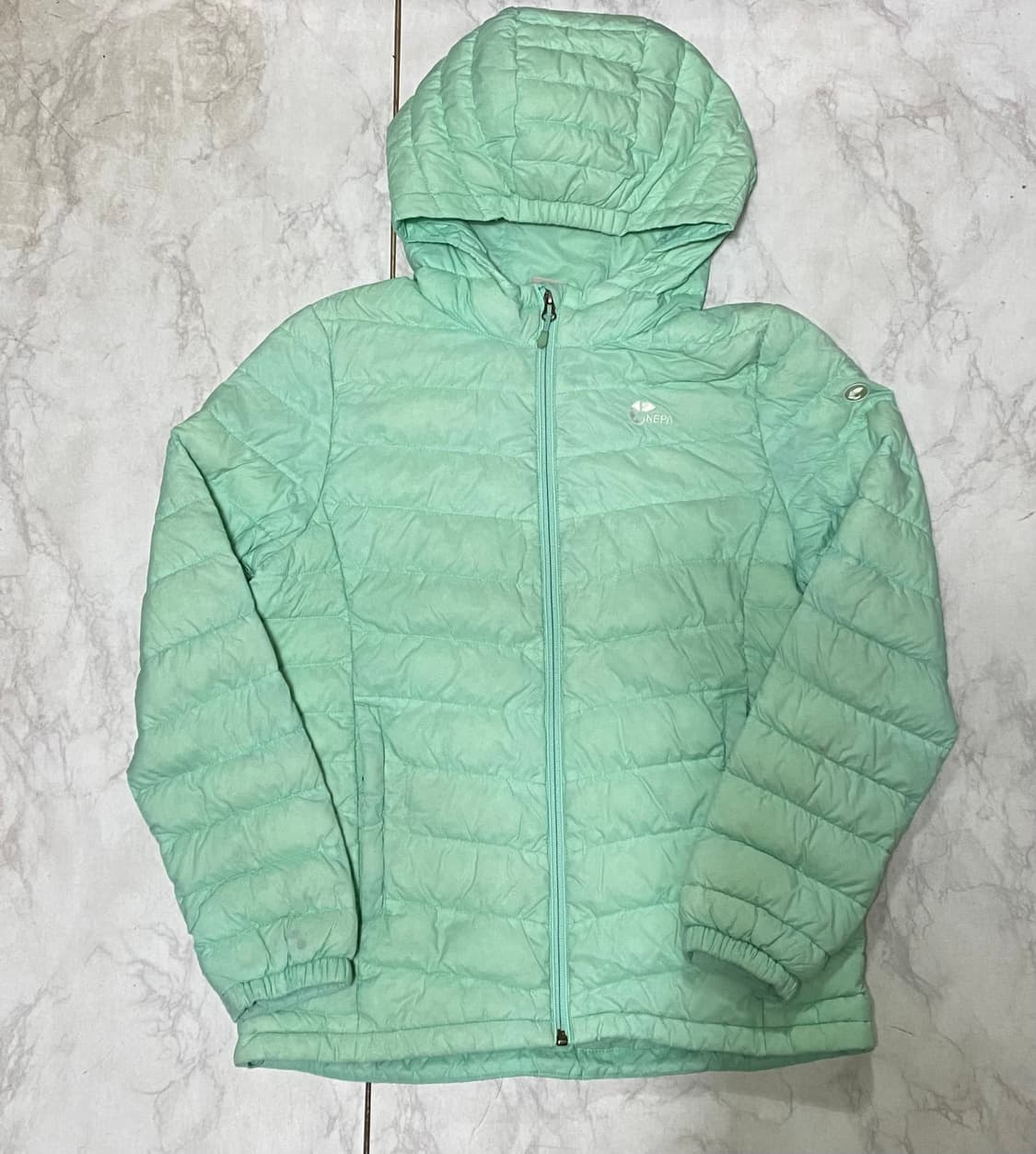 네파 구스 라이트 후드 패딩 여성 95 사이즈 상품이미지1