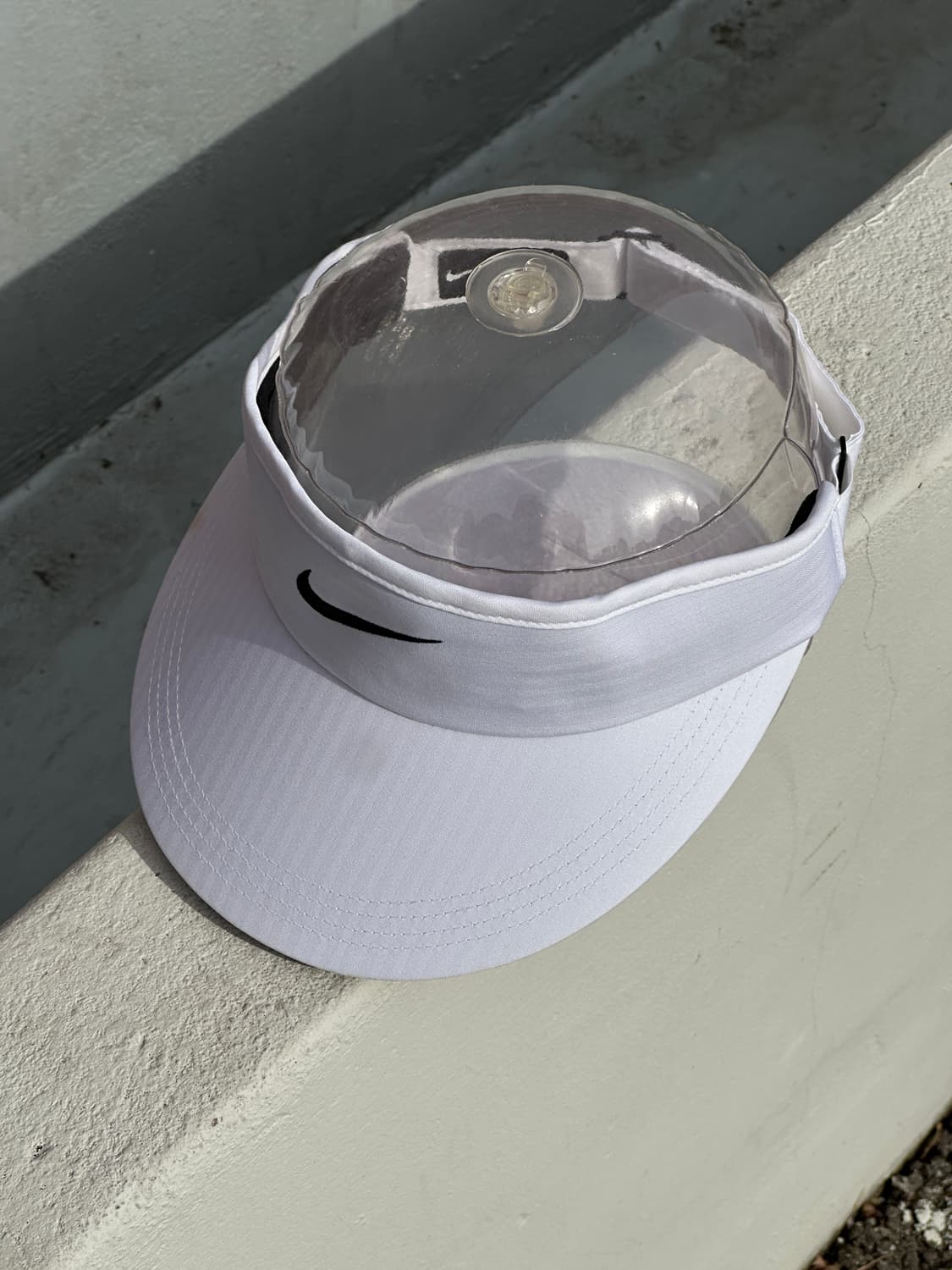 (새상품) [F] 나이키 로고 화이트 썬바이저 썬캡 모자 상품이미지2