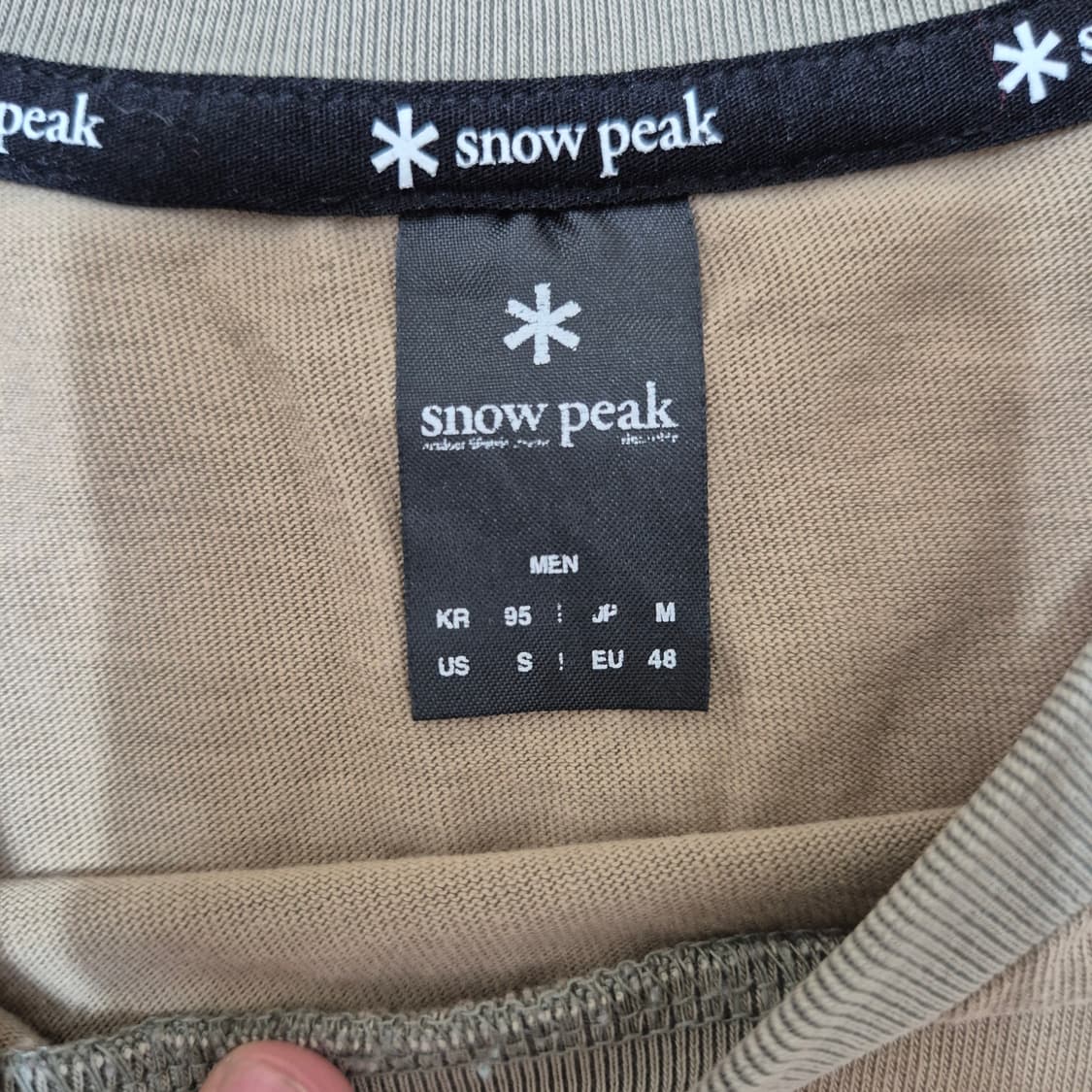 스노우피크 로고 프린팅 반팔티 상품이미지7