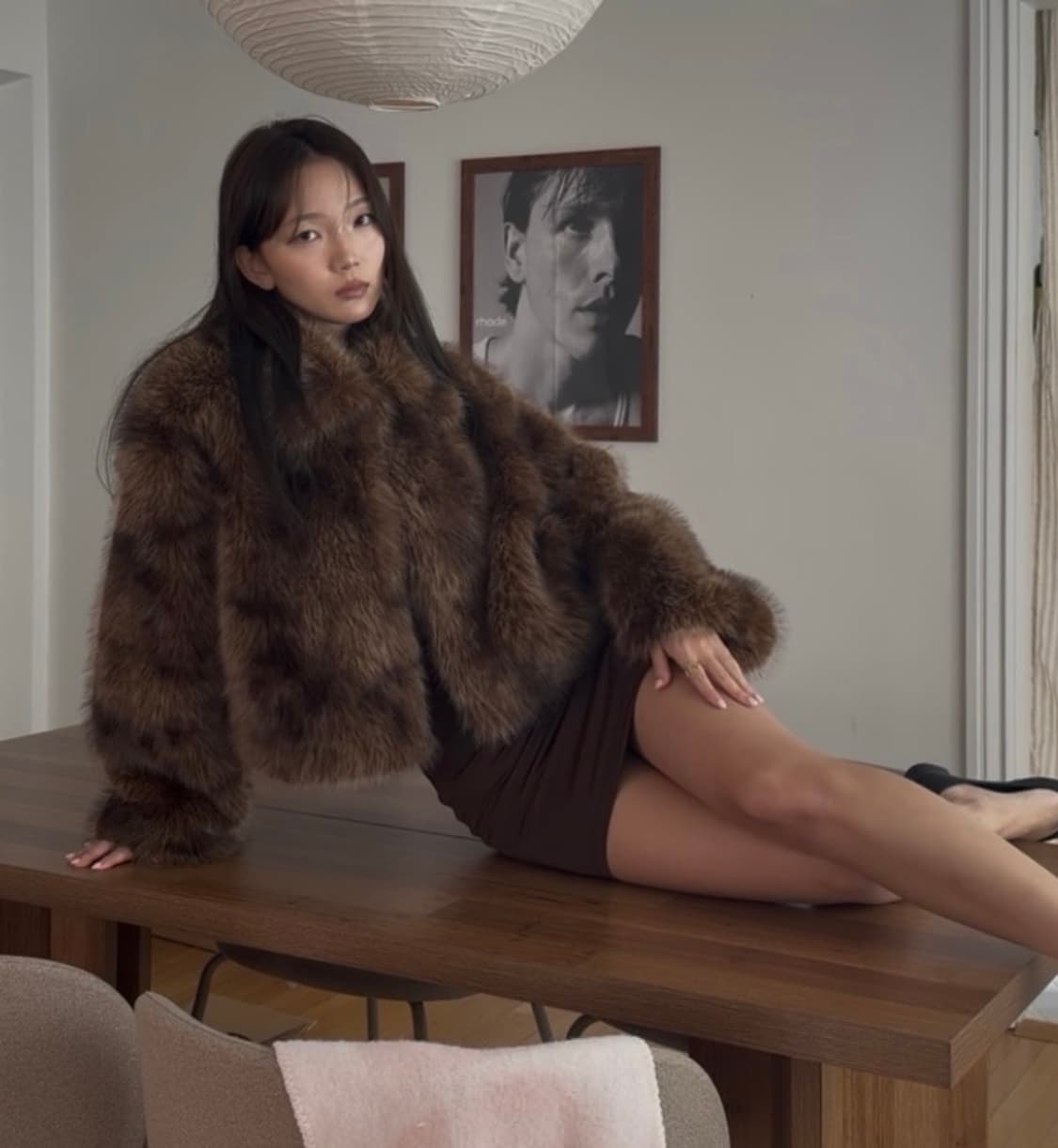 퍼코트 Peppermayo Cropped Faux Fur Coat 상품이미지2