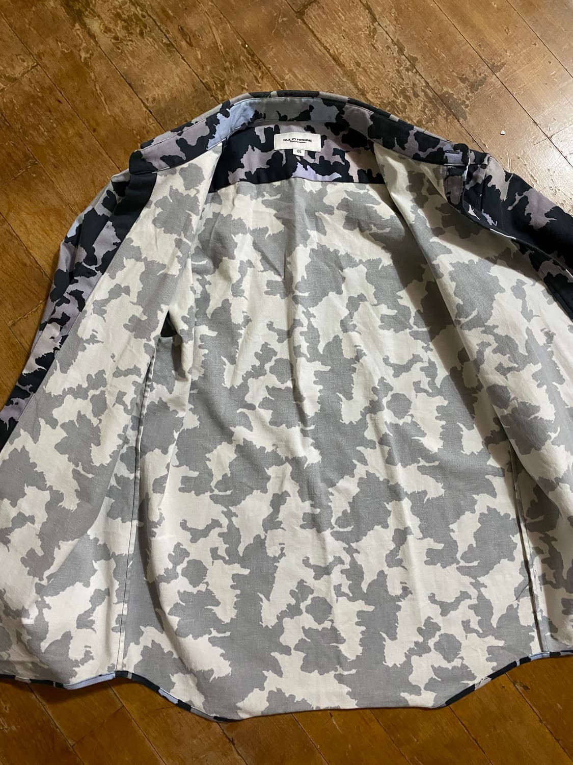 솔리드 옴므 우영미 카모 셔츠 105 (100추천) 상품이미지3