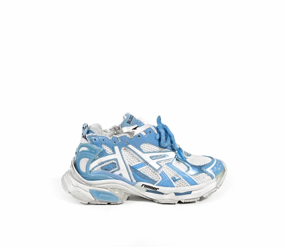 [37] Balenciaga 발렌시아가 뉴러너 러너 스니커즈 라이트블루 상품이미지3
