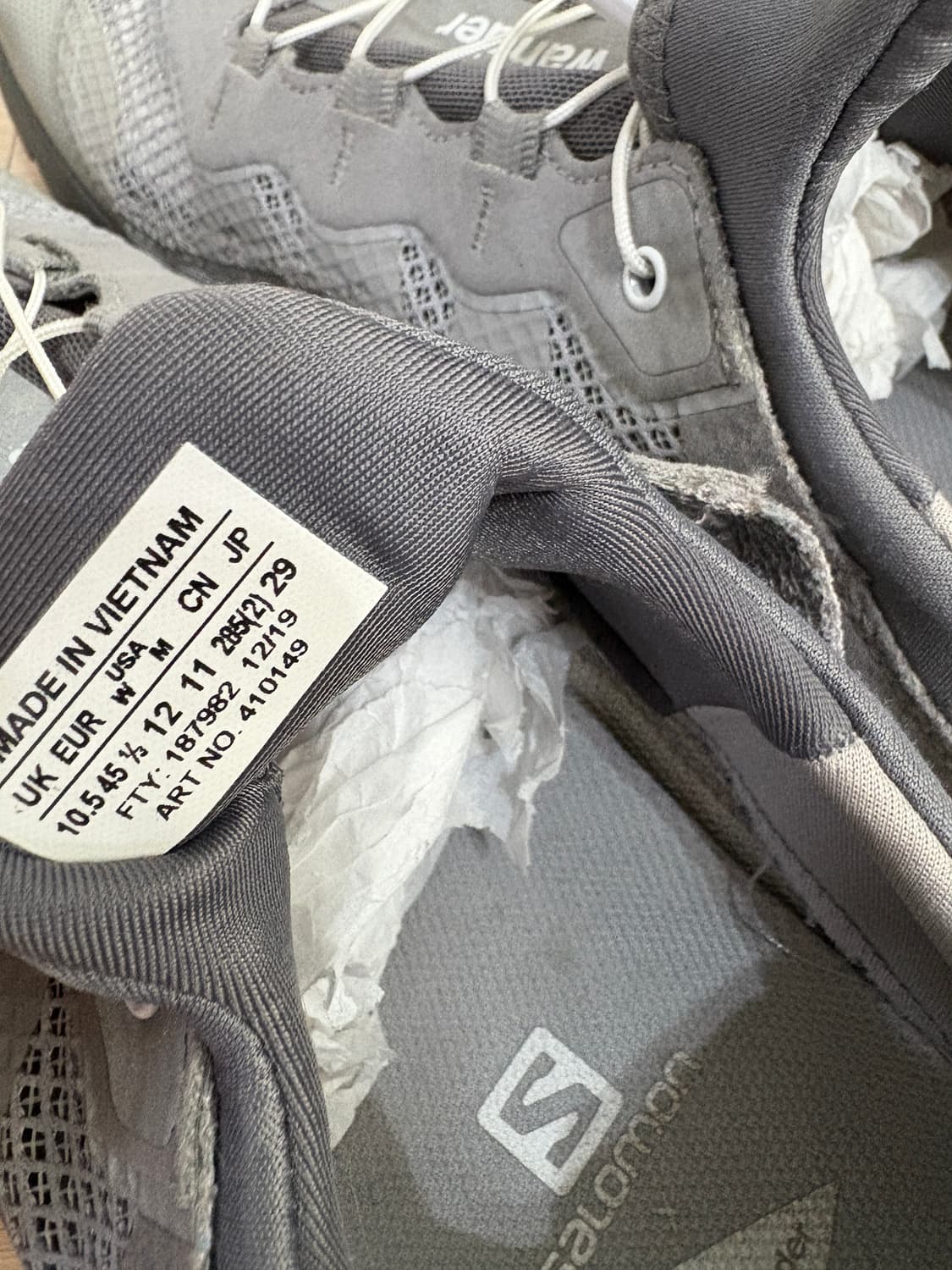 살로몬 앤드원더 / 콜라보 스니커즈 / 290 상품이미지6