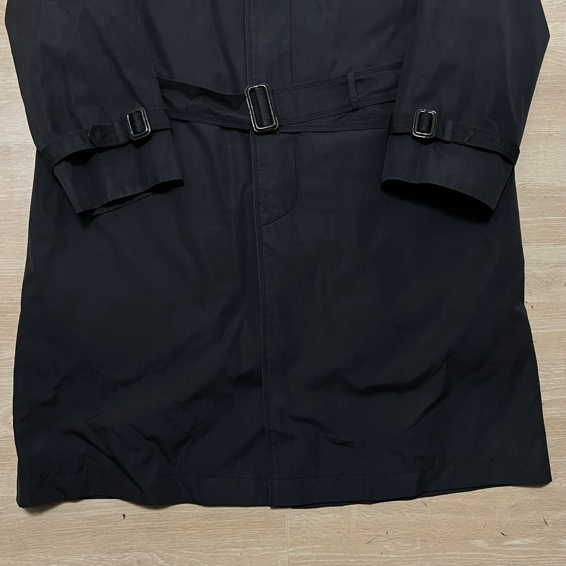 런던포그 안감 내피 벨티드 싱글 트렌치 맥코트 [다크 네이비] 57 상품이미지3