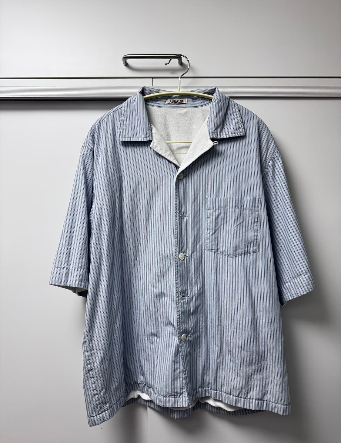 오라리 핑스 스트라이프 셔츠 상품이미지1