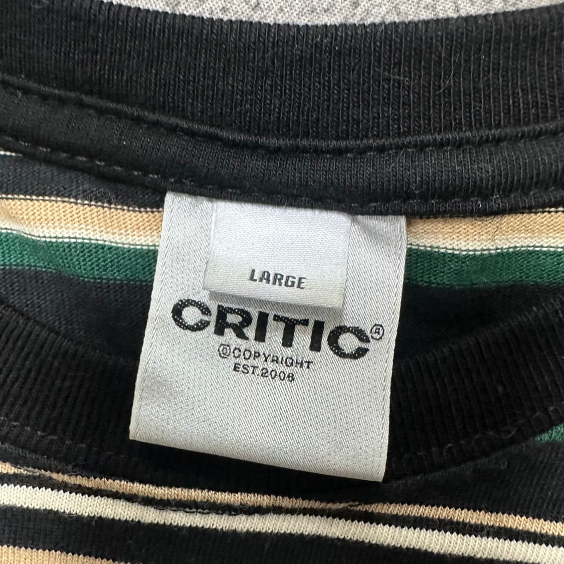 ✨ (바배) 크리틱 스트라이프 롱슬리브 상품이미지3