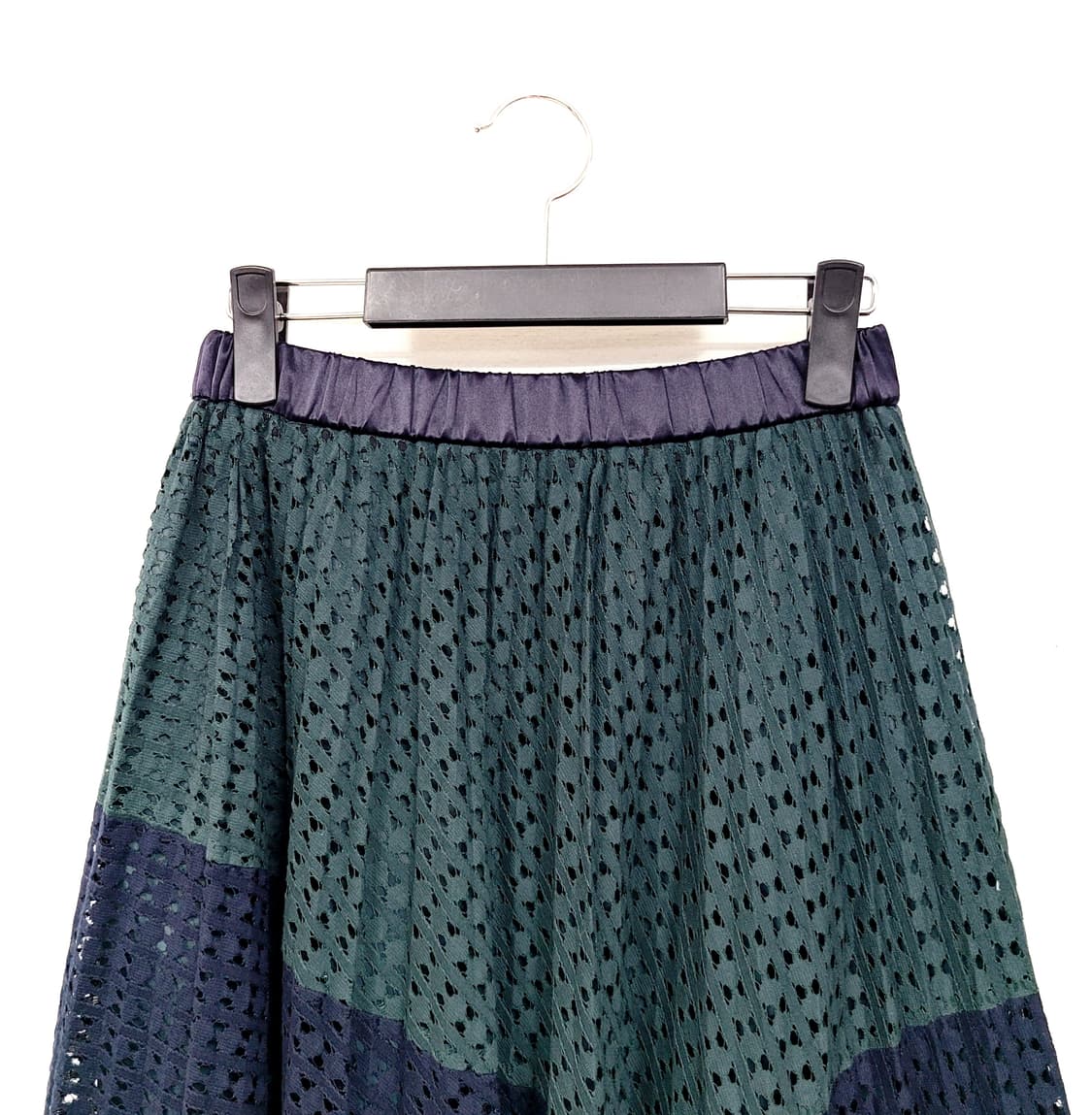 2nd floor 세컨플로우 투톤 레이스 스커트 상품이미지2