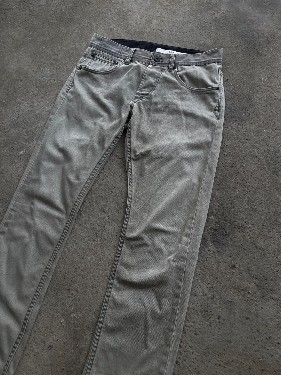 back zipper straight jean 상품이미지2