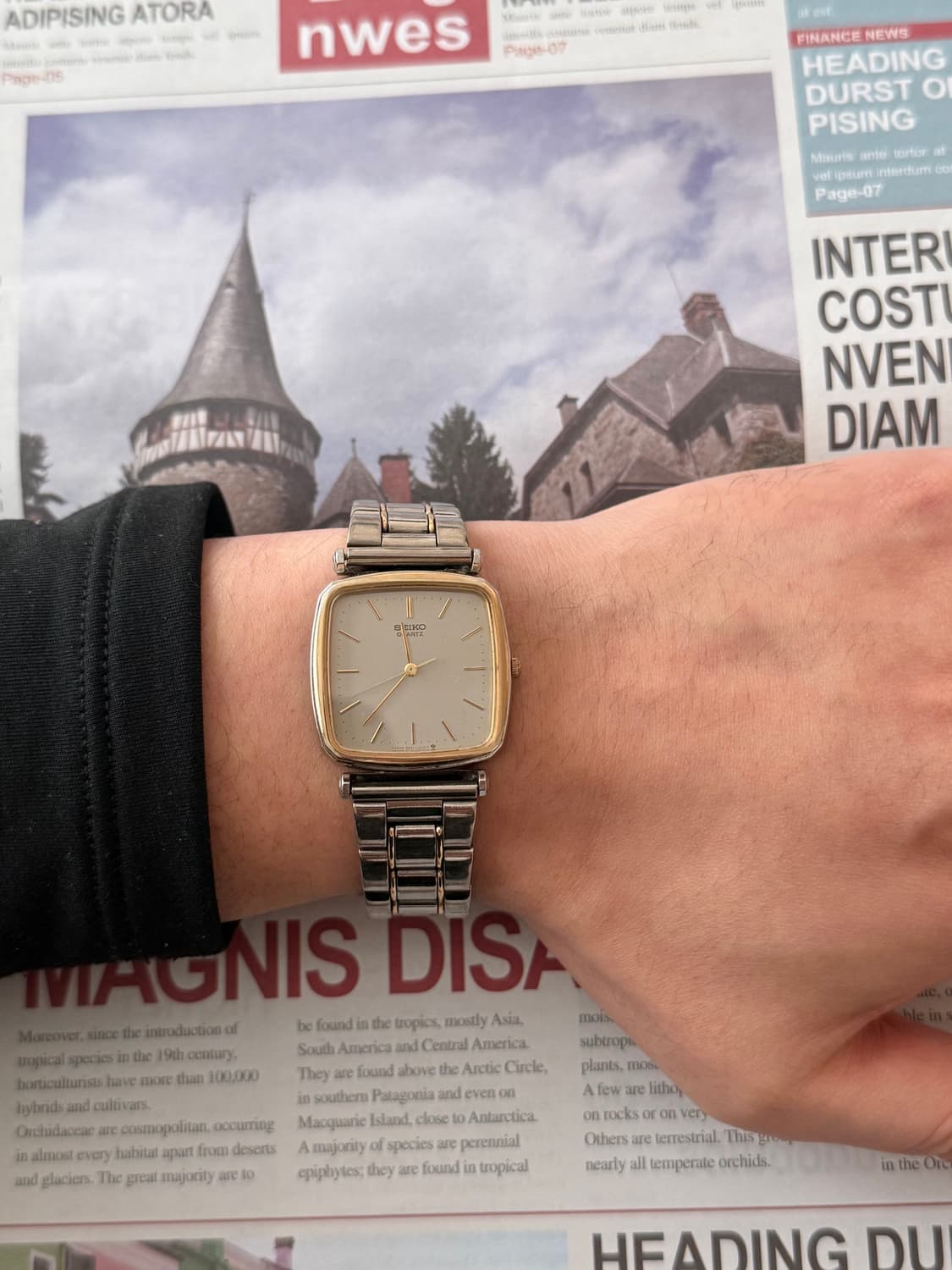 세이코 Seiko 투톤 콤비 쿼츠 상품이미지5